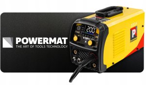 Powermat SPAWARKA INWERTOROWA MIGOMAT GAZ BEZ GAZU 200A MIG MAG MMA TIG LIFT ZESTAW 3
