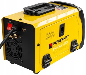 Powermat SPAWARKA INWERTOROWA MIGOMAT GAZ BEZ GAZU 200A MIG MAG MMA TIG LIFT ZESTAW 10