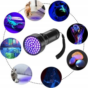 Latarka Superfire LATARKA UV BURSZTYN TESTER TAKTYCZNA LED ULTRAFIOLET WODOODPORNA 5