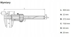 Mitutoyo SUWMIARKA  300 CYFR.   IP67 1.5V/ABS/SQ ABSOLUTE 4