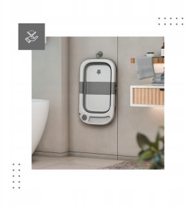 OEM Wanienka Do Kąpieli Składana Dla Dziecka Tulano Bathe 25 Grey 10
