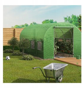Maltec Tunel Ogrodowy Szklarnia Folia Na Warzywa Owoce 10M2 Gregman 395X246X198Cm 13