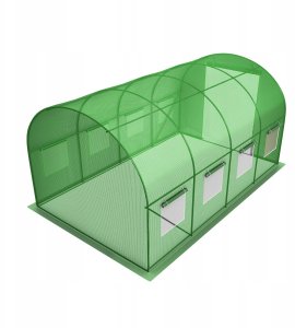 Maltec Tunel Ogrodowy Szklarnia Folia Na Warzywa Owoce 10M2 Gregman 395X246X198Cm 4