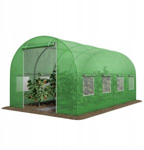 Maltec Tunel Ogrodowy Szklarnia Folia Na Warzywa Owoce 10M2 Gregman 395X246X198Cm 6