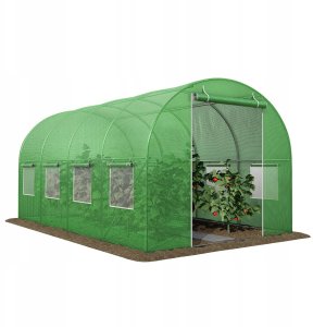 Maltec Tunel Ogrodowy Szklarnia Folia Na Warzywa Owoce 10M2 Gregman 395X246X198Cm 7