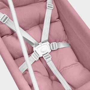 Kangoo Huśtawka Leżaczek Kołyska Do Domu Ogrodu Tulano Hop 40 Pink-Grey 3W1 2
