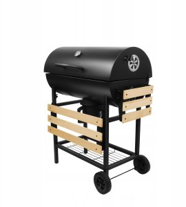 Home Life Grill Z Pokrywą Ogrodowy Węglowy Duży Mark Adler Roast 8.0 Na Kółkach 7