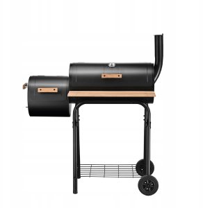 Uniprodo Grill Węglowy Ogrodowy Wędzarnia Mark Adler Roast 7.0 Na Kółkach Termometr 2