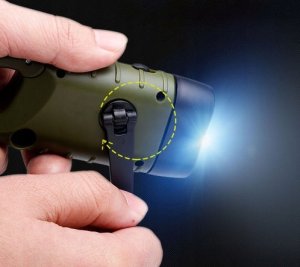 Latarka Verk Latarka Dynamo Nakręcana Z Korbką Led 10