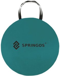Springos Namiot plażowy, parawan samorozkładający pop-up turkusowo-szary UNIWERSALNY 8