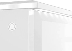 ML Meble Szafka RTV BLANC 03 1D2S 160 biały połysk ML MEBLE 3