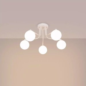 Lampa wisząca Astro Lighting Żyrandol ASTRAL 5 biały SOLLUX  LIGHTING 4