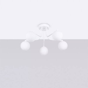 Lampa wisząca Astro Lighting Żyrandol ASTRAL 5 biały SOLLUX  LIGHTING 5