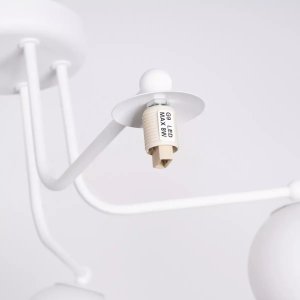 Lampa wisząca Astro Lighting Żyrandol ASTRAL 5 biały SOLLUX  LIGHTING 8