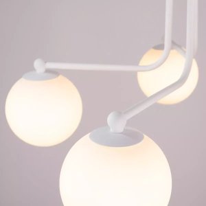 Lampa wisząca Astro Lighting Żyrandol ASTRAL 5 biały SOLLUX  LIGHTING 10