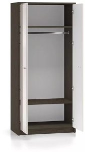 ML Meble Szafa dwudrzwiowa ALMA 2D dąb windmill/kaszmirowa połysk ML MEBLE 3