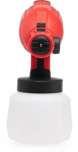 Techrebal Pistolet do Malowania Ścian Elektryczny Natryskowy do Farb 870W 5 Dysz 1,2L RossoSpray 3
