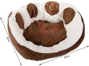 xxxxxxxxxxxxxxxx Verk Group (Verk) Pluszowe legowisko kojec dla psa kota miękkie poduszka kanapa posłanie 60cm 7