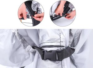 xxxxxxxxxxxxxxxx Verk Group (Verk) Pokrowiec na rower motor wodoodporny ochronny 200x110 cm solidny mocny 3