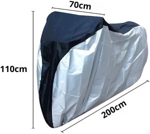 xxxxxxxxxxxxxxxx Verk Group (Verk) Pokrowiec na rower motor wodoodporny ochronny 200x110 cm solidny mocny 6
