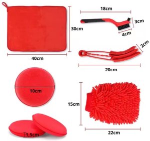 xxxxxxxxxxxxxxxx Verk Group (Verk) ZESTAW DETAILINGOWY DO CZYSZCZENIA SAMOCHODU SZCZOTKI PADY ORGANIZER TORBA 9