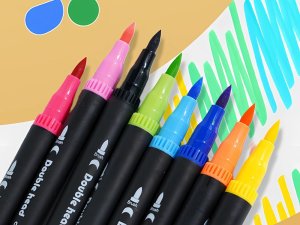 xxxxxxxxxxxxxxxx Verk Group (Verk) ZESTAW PISAKÓW MAZAKÓW FLAMASTRÓW 100 KOLORÓW AKWARELOWE DWUSTRONNE + ETUI 2