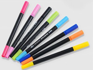 xxxxxxxxxxxxxxxx Verk Group (Verk) ZESTAW PISAKÓW MAZAKÓW FLAMASTRÓW 100 KOLORÓW AKWARELOWE DWUSTRONNE + ETUI 7