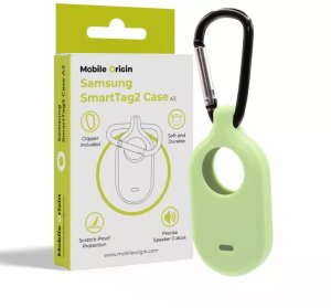 Mobile Origin Samsung SmartTag2 Case, fosfor green 2