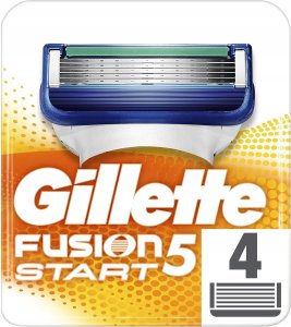 Procter GILLETTE Fusion5 Start Ostrza wkłady wymienne do maszynki do golenia dla mężczyzn 1 op. - 4 szt. 3