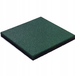 Just Fun płyta gumowa na plac zabaw 50x50x2.5 cm - zielony 3