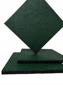 Just Fun płyta gumowa na plac zabaw 50x50x2.5 cm - zielony 4