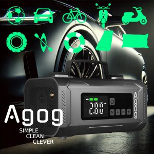 Agog DMUCHAWA JUMP STARTER KOMPRESOR POWERBANK BOOSTER ROZRUCHOWY 2500A PD30W 2