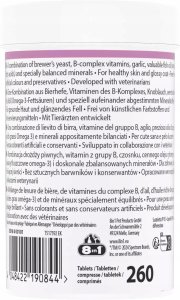 8in1 8IN1 Vitality Drożdże piwne dla psów skóra i sierść 260tb 2