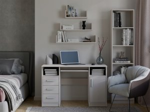 Topeshop Półka Wisząca MOBI 3P Komplet 3x – Nowoczesne Półki Ścienne KASZMIR BEŻ 4