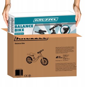 Rowerek biegowy Kruzzel Rowerek biegowy czarny Kruzzel 25767 10