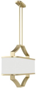 Lampa wisząca Lamp-System Biała lampa wisząca Gerdo Ovale zwis nad stół z materiału 4