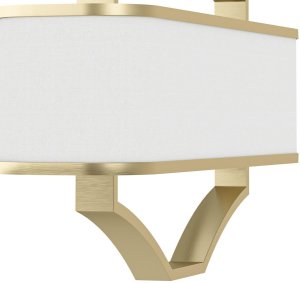 Lampa wisząca Lamp-System Biała lampa wisząca Gerdo Ovale zwis nad stół z materiału 7