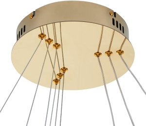 Lampa wisząca Step into Design Zwisowa lampa salonowa Circle Slim ST-10112P-3 LED 53W 3000K okrągła złota 9