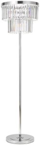 Lampa podłogowa DAR Podłogowa lampa salonowa Angel ANG4908 Dar Lighting glamour kryształ chrom 2