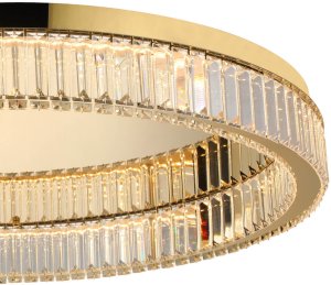 Lampa sufitowa Eko-Light Ściemnialna lampa sufitowa SPARK AZ5786 Azzardo LED 72W 3000K złota 2