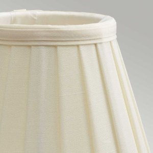 Elstead Abażur do lampy Clip Shades LS162 Elstead na klips len tuba beżowy 3