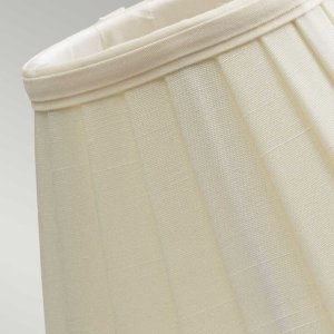 Elstead Abażur do lampy Clip Shades LS162 Elstead na klips len tuba beżowy 4