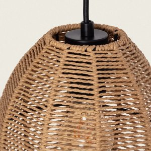 Lampa wisząca Abruzzo Potrójna lampa zwis Boho ABR-LW9-BH-E27 Abruzzo pleciona brązowy 3
