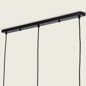 Lampa wisząca Abruzzo Potrójna lampa zwis Boho ABR-LW9-BH-E27 Abruzzo pleciona brązowy 5