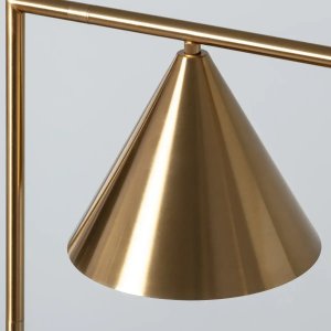 Lampa podłogowa Abruzzo Stojąca lampa z marmurem Libro ABR-LPV-E27 Abruzzo regulowana złoty 3