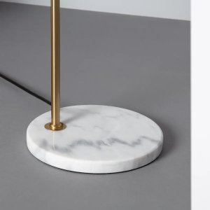 Lampa podłogowa Abruzzo Stojąca lampa z marmurem Libro ABR-LPV-E27 Abruzzo regulowana złoty 4
