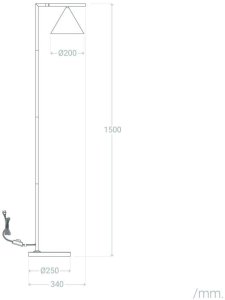 Lampa podłogowa Abruzzo Stojąca lampa z marmurem Libro ABR-LPV-E27 Abruzzo regulowana złoty 10