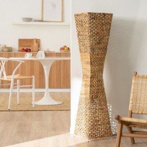 Lampa podłogowa Abruzzo Podłogowa lampa Boho ABR-LP2-BH-E27 brązowa 3