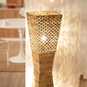 Lampa podłogowa Abruzzo Podłogowa lampa Boho ABR-LP2-BH-E27 brązowa 5