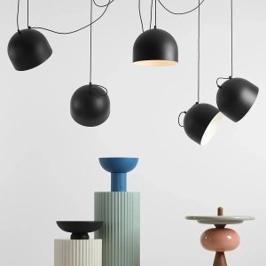 Lampa wisząca Aldex Lampa loftowa wisząca salonowa Noor 1122F1 Aldex nad stół czarna 3